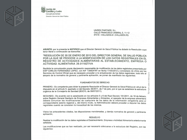 Autorización Sanitaria