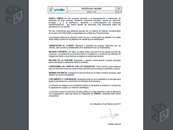 Politica de Calidad